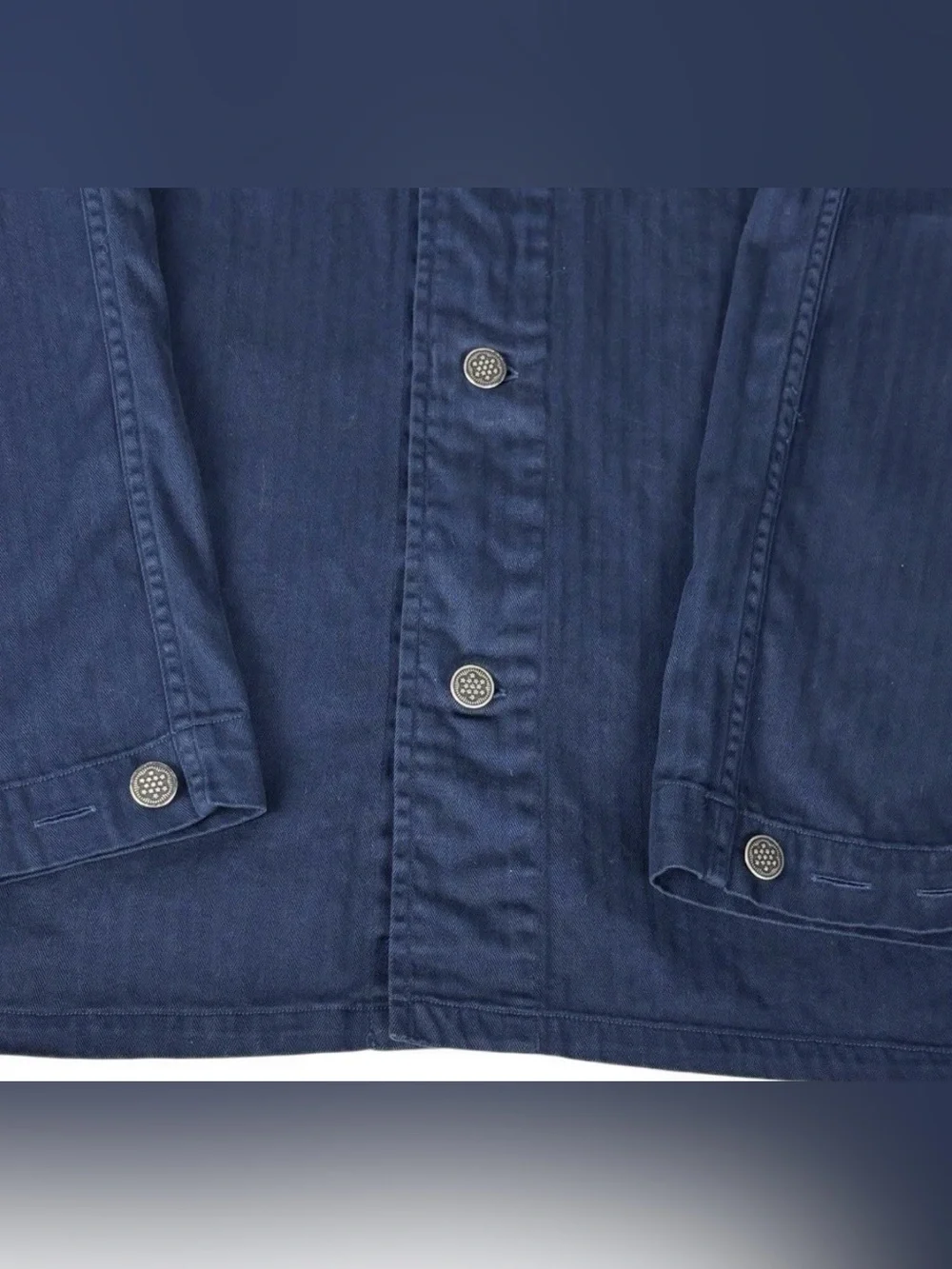 Polo Ralph Lauren Men's Herringbone Airforce Military Style Cotton Jacket Shirt